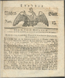 Thorner Wochen-Blatt 1818, Nro. 13