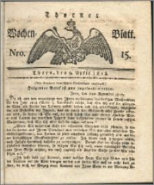 Thorner Wochen-Blatt 1818, Nro. 15