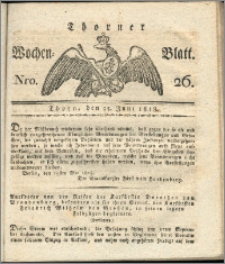 Thorner Wochen-Blatt 1818, Nro. 26