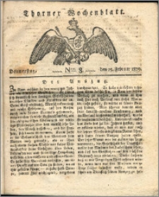 Thorner Wochenblatt 1819, Nro. 8