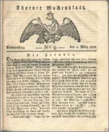 Thorner Wochenblatt 1819, Nro. 9