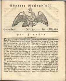 Thorner Wochenblatt 1819, Nro. 10