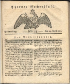 Thorner Wochenblatt 1819, Nro. 15