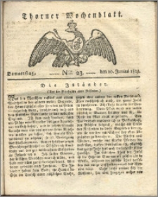 Thorner Wochenblatt 1819, Nro. 23