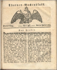 Thorner Wochenblatt 1819, Nro. 26 + notatka