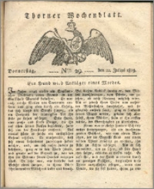 Thorner Wochenblatt 1819, Nro. 29
