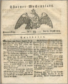 Thorner Wochenblatt 1819, Nro. 33