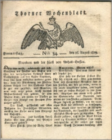 Thorner Wochenblatt 1819, Nro. 34