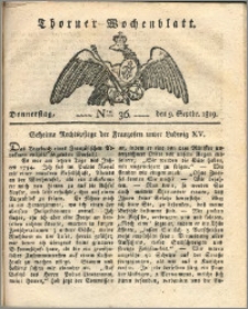 Thorner Wochenblatt 1819, Nro. 36