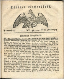 Thorner Wochenblatt 1819, Nro. 41