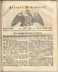 Thorner Wochenblatt 1819, Nro. 45
