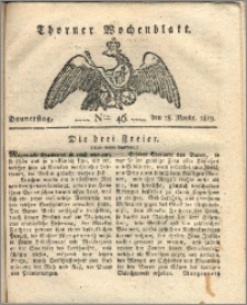 Thorner Wochenblatt 1819, Nro. 46