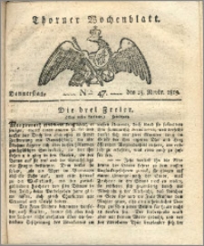 Thorner Wochenblatt 1819, Nro. 47