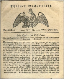 Thorner Wochenblatt 1819, Nro. 52