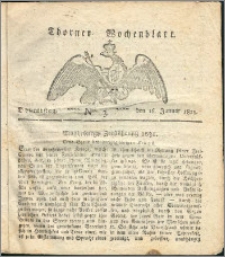 Thorner Wochenblatt 1823, Nro. 3