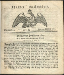 Thorner Wochenblatt 1823, Nro. 8