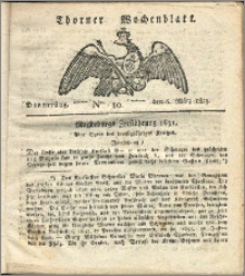 Thorner Wochenblatt 1823, Nro. 10