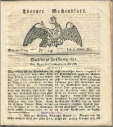 Thorner Wochenblatt 1823, Nro. 14