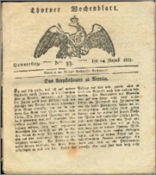 Thorner Wochenblatt 1823, Nro. 33