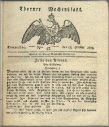 Thorner Wochenblatt 1823, Nro. 43