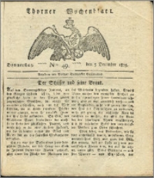 Thorner Wochenblatt 1823, Nro. 49
