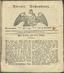 Thorner Wochenblatt 1823, Nro. 51