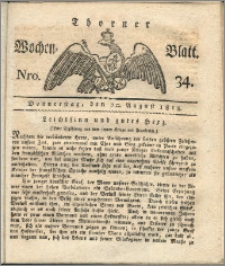 Thorner Wochen-Blatt 1818, Nro. 34