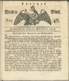Thorner Wochen-Blatt 1818, Nro. 46