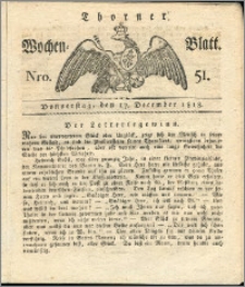 Thorner Wochen-Blatt 1818, Nro. 51