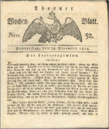 Thorner Wochen-Blatt 1818, Nro. 52