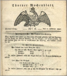 Thorner Wochenblatt 1820, Nro. 6