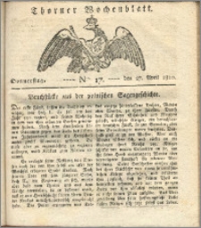 Thorner Wochenblatt 1820, Nro. 17