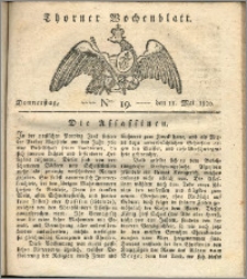Thorner Wochenblatt 1820, Nro. 19