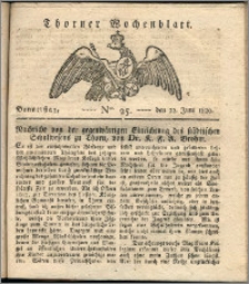 Thorner Wochenblatt 1820, Nro. 25