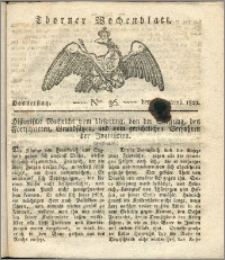 Thorner Wochenblatt 1820, Nro. 36