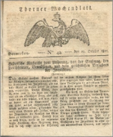 Thorner Wochenblatt 1820, Nro. 42