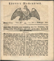 Thorner Wochenblatt 1820, Nro. 44