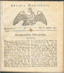 Thorner Wochenblatt 1822, Nro. 2