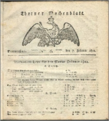 Thorner Wochenblatt 1822, Nro. 6
