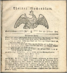 Thorner Wochenblatt 1822, Nro. 8
