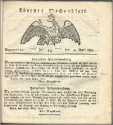 Thorner Wochenblatt 1822, Nro. 14