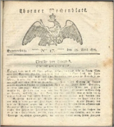 Thorner Wochenblatt 1822, Nro. 17
