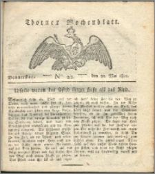 Thorner Wochenblatt 1822, Nro. 22