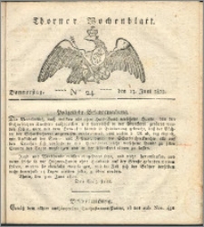 Thorner Wochenblatt 1822, Nro. 24