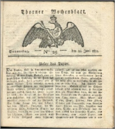 Thorner Wochenblatt 1822, Nro. 25