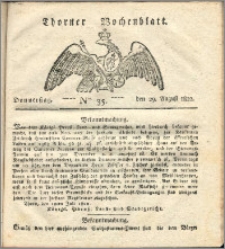 Thorner Wochenblatt 1822, Nro. 35