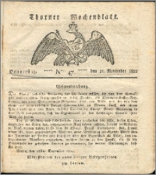 Thorner Wochenblatt 1822, Nro. 47