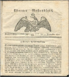 Thorner Wochenblatt 1822, Nro. 49