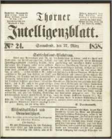 Thorner Intelligenzblatt 1858, Nro. 24