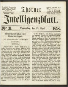 Thorner Intelligenzblatt 1858, Nro. 31